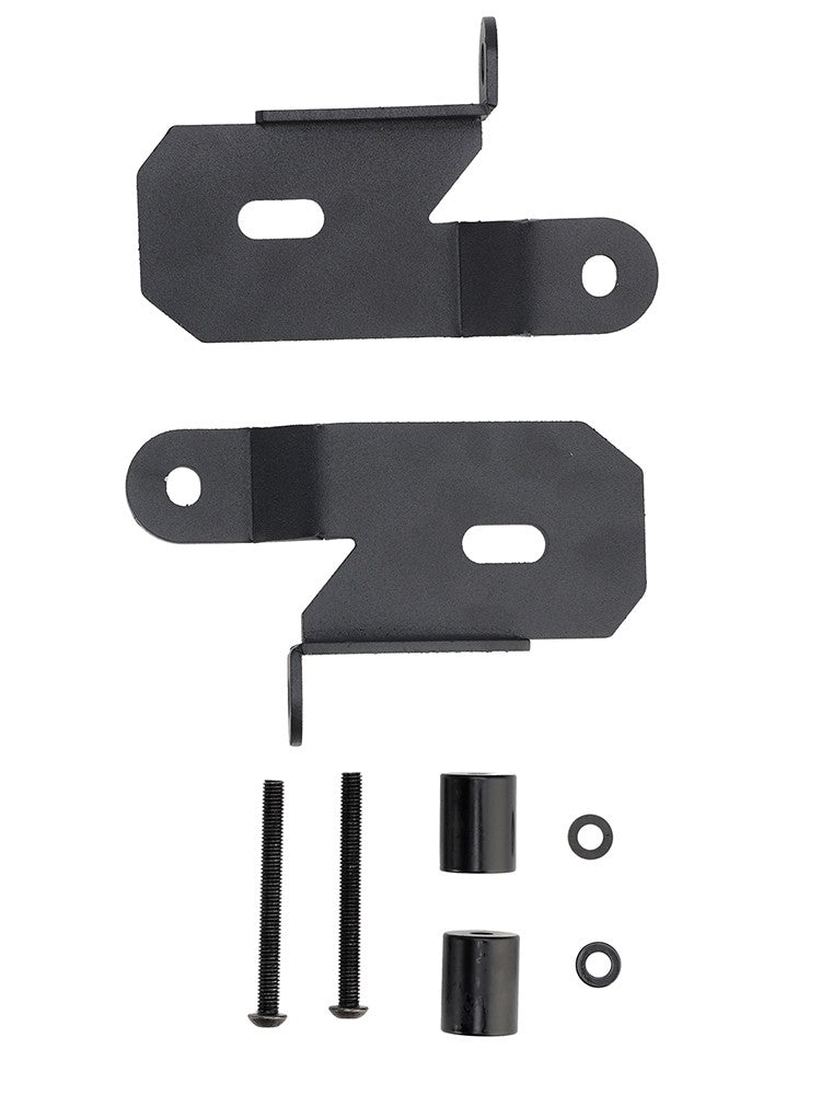 7318 A-Pillar Black Light Mount Brackets For Jeep Wrangler JL 2018-2019