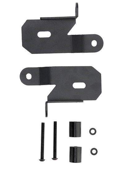 7318 A-Pillar Black Light Mount Brackets For Jeep Wrangler JL 2018-2019