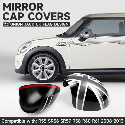Mirror Covers Fit for MINI Cooper R55 R56 R57 R58 R59 R60 R61 Power Fold Mirror