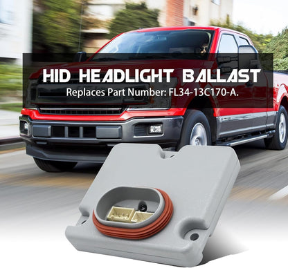 Led Headlight Ballast Control Unit Module For Ford F150 2015-2019 FL3413C170A