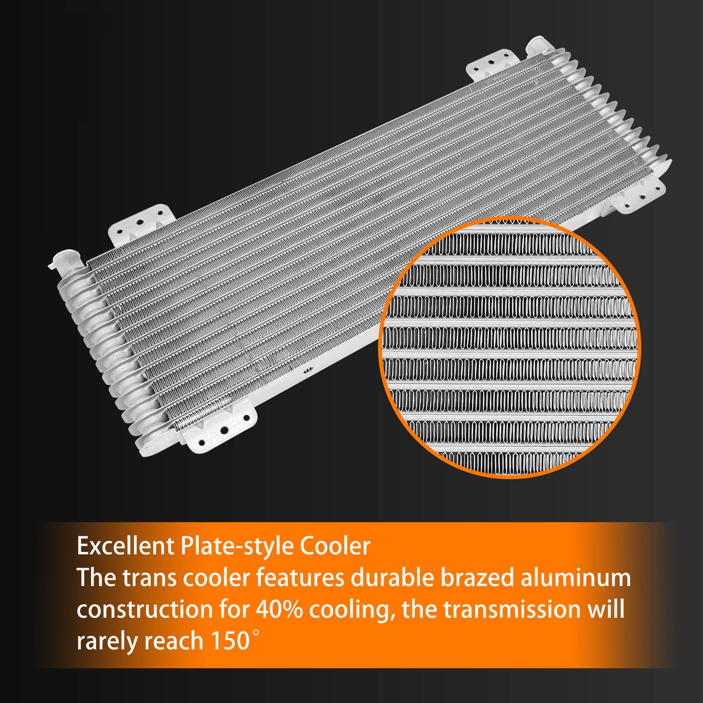 LPD47391 For Tru Cool 40K Transmission Cooler Trans Oil Cooler GVW Max 40,000