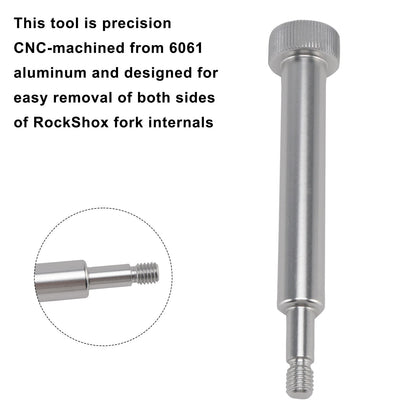 Fork Lower Leg Tool – Threaded Punch for Removing Spring/Damper Side (Rockshox)