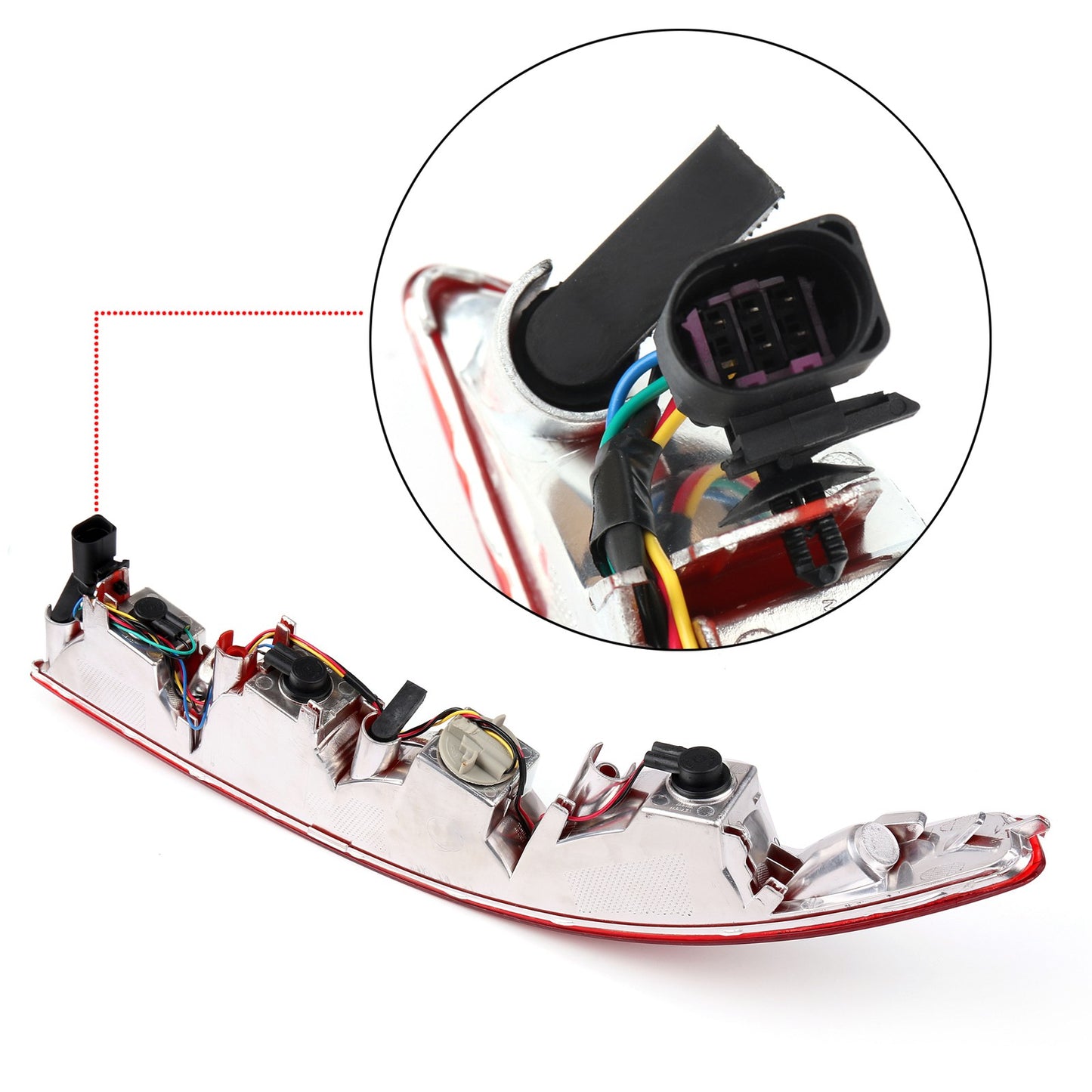 1×Right Side Rear Lower Tail light Reverse Lamp Bumper Light For Audi Q5 09-2015