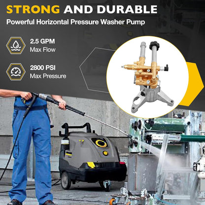 7/8" Shaft 2800 PSI 2.5 GPM Pressure Washer Pumps For AR 202605GS RMW25G28-EZ