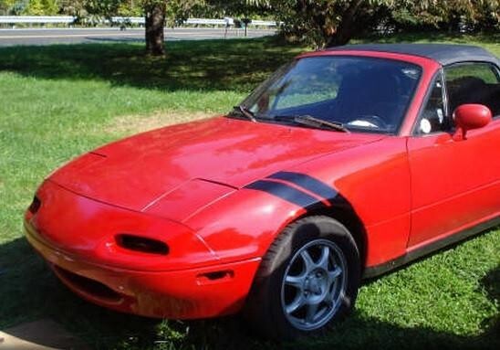 3" Dual Fender Stripe Hash Mark Stripe Decal Graphic Kit For Mazda Miata