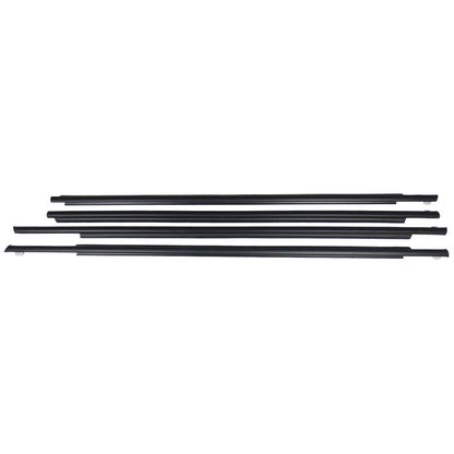4Pcs New Front Rear Door Belt Moulding Weatherstrips For 2004-2009 Toyota Prius