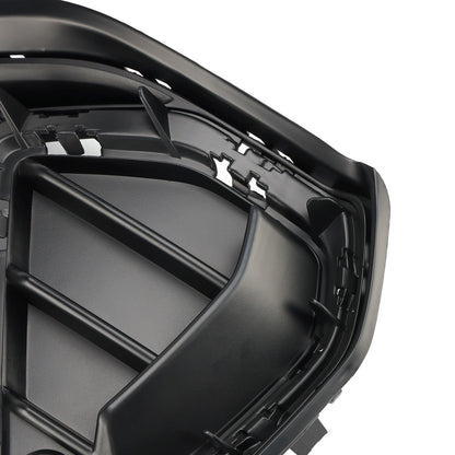 2PCS Gloss Black Front Bumper Grille Cover Fit Audi Q3 S-Line 2019-2022