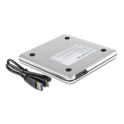 4K BD Burner External USB Super Slim DVD RW CD Writer Portable Drive Silver
