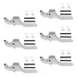 6x Aluminum Tarp Stop Easy-Off Cast Upright Kit Pro Trucking Products 1705775-1