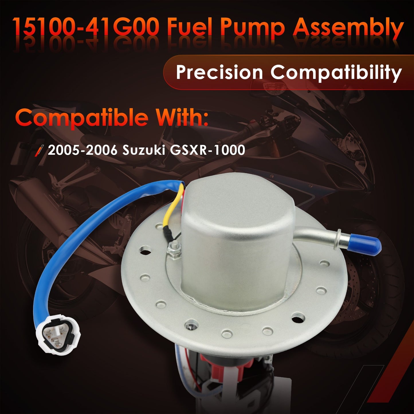 15100-41G00 Fuel Pump Assembly For 2005-06 Suzuki GSXR1000 GSXR-1000 UC-T30SU21