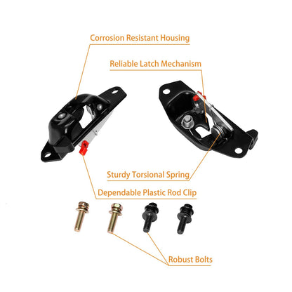 Tailgate Rebuild Kit Handle Bezel Latch for Chevy Silverado GMC Sierra 15997911
