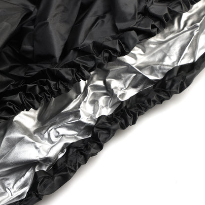 Heavy Duty Boat Cover Waterproof 210D Black For 16-18Ft Fishing Jon Boat L Beam