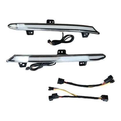 Clear LED Rear Bumper Reflector Lights For 10th Gen Honda Accord 2018-2022 Lamps