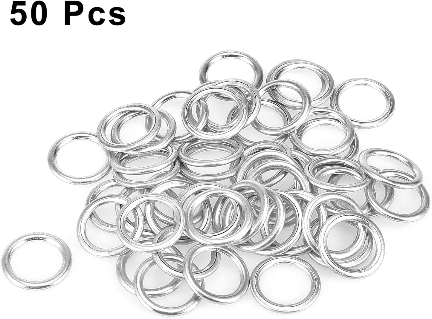 50x M14 Crush Washer Oil Drain Plug Gasket Fit Volkswagen Audi N0138157