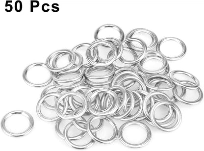 50x M14 Crush Washer Oil Drain Plug Gasket Fit Volkswagen Audi N0138157