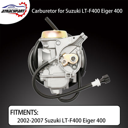Carburetor For 2002-2007 Suzuki Eiger 400 LTA400 LTF400 2X4 4X4 13200-38F40 Carb