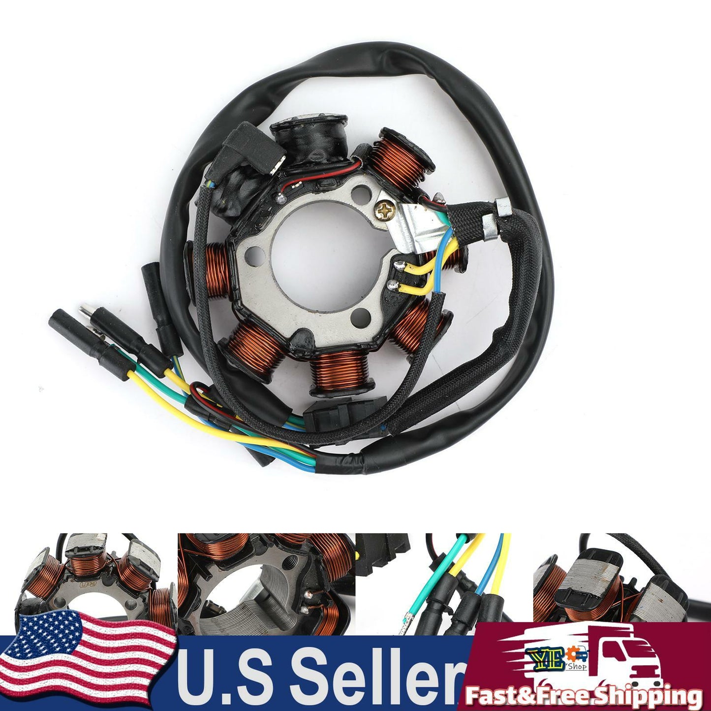 Generator Magneto Stator Coil For Honda TRX200SX FourTrax 200 SX 1986 1987 1988