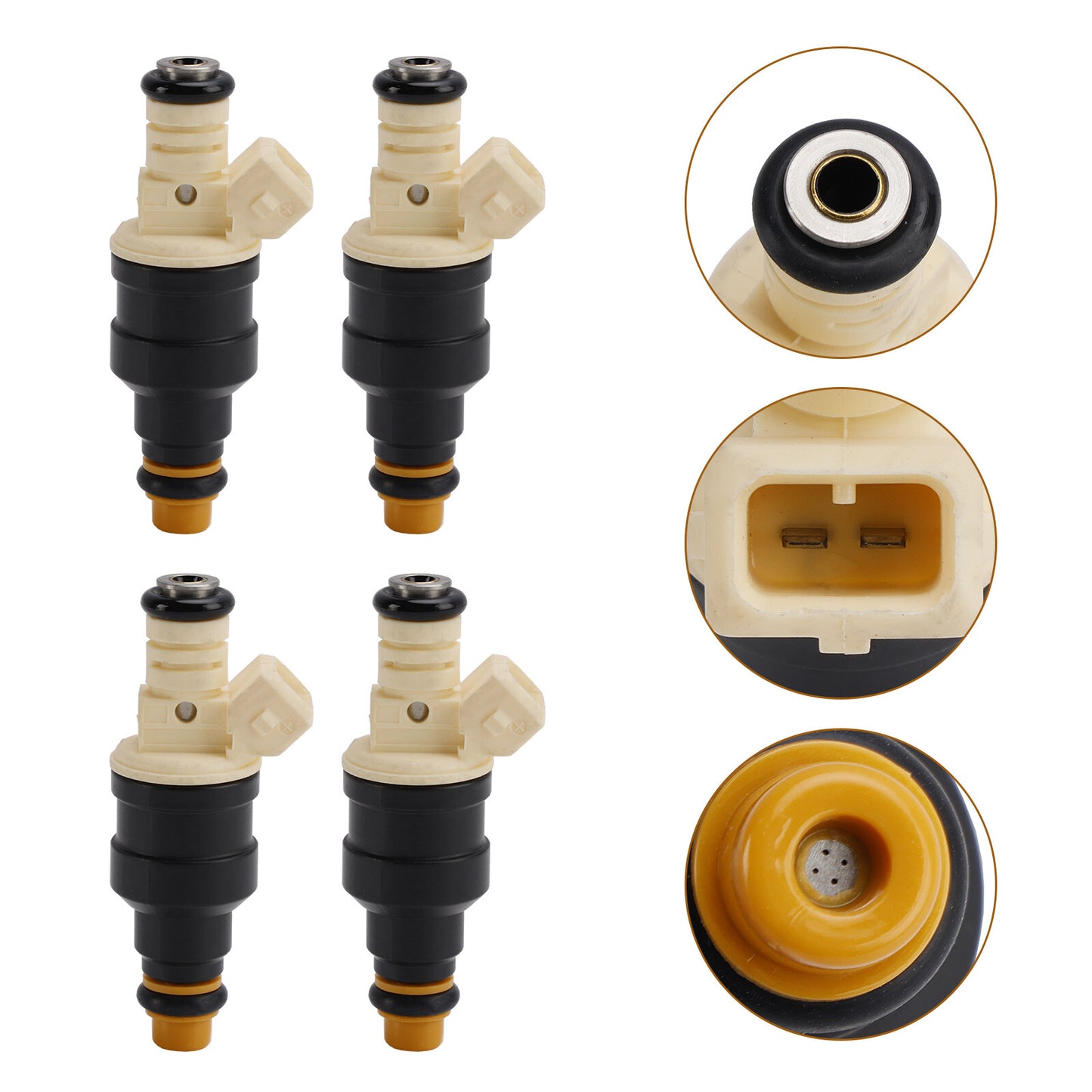 4PCS 0280150210 Fuel injectors for BMW K100 Motorcycle Single Hole Disc EV1 14LB