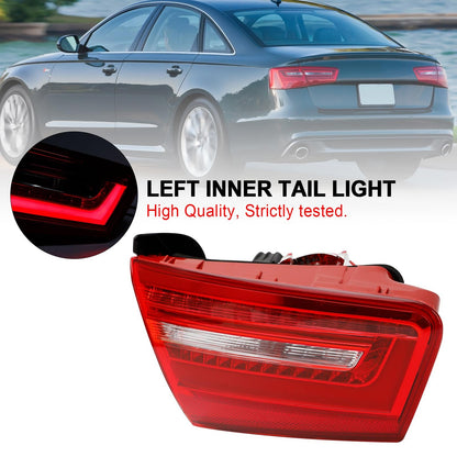 Left Inner Trunk LED Tail Light Lamp For AUDI A6 C7 2012-2015