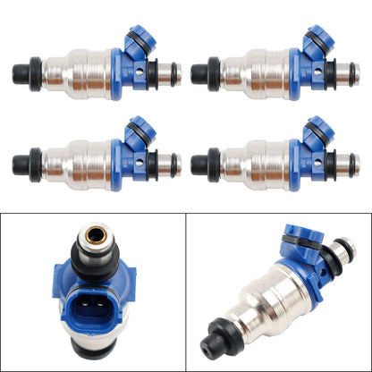 4pcs Fuel injectors fit for 1990-1993 Mazda Miata 1.6L 195500-1970 1992 1991