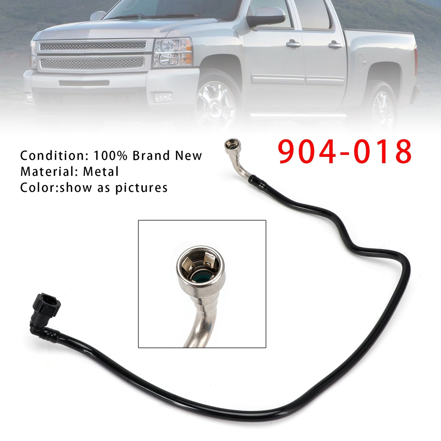 Fuel Line Gas Rear 904-018 For Chevy Silverado 1500 Truck GMC
