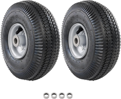 2x 4.10/3.50-4 Front Wheel ＆ Tire Assy For Toro TimeCutter Exmark Mower 105-3471