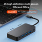 7 in 1 TYPE-C+USB3.0*3+HDMI*2+PD100W+USB-C Data Interface for MacBook iPad Pro