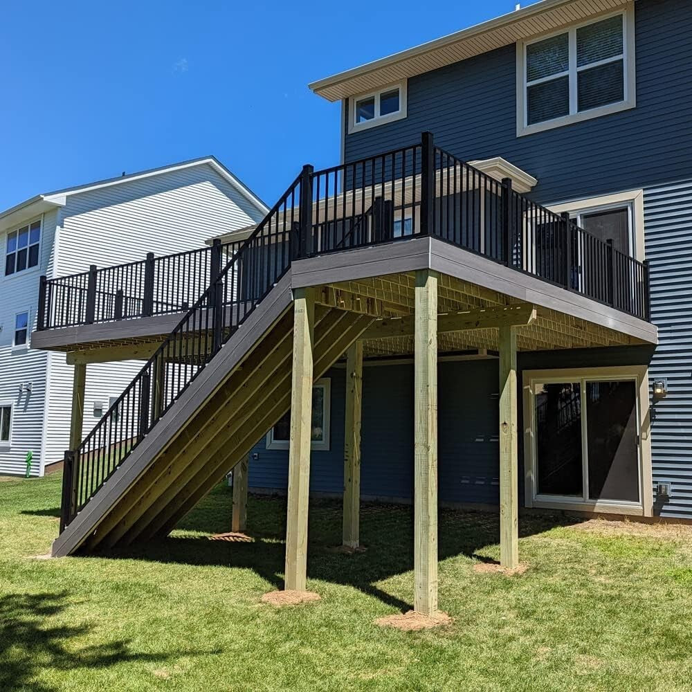 Fast 2K Deck Post Mix, Expanding Foam Concrete Alternative for Post Install (10)