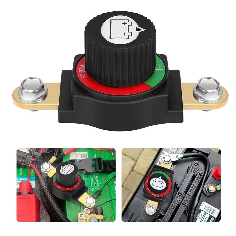 Side Post Battery Disconnect Switch Heavy Duty 12-48V Cut Off Master Kill Switch