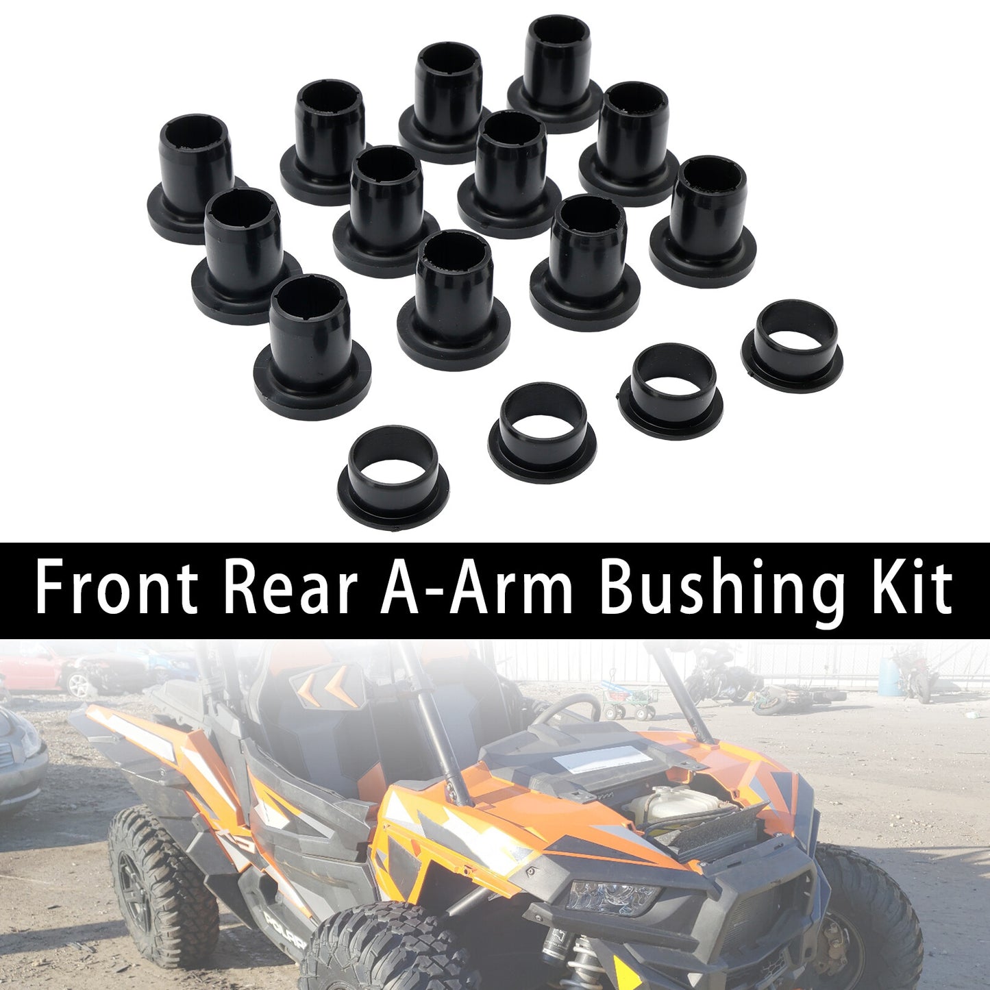 Front Rear Control Arm Bushing Kit For Polaris RZR 900 1000 EPS XP 4 Turbo