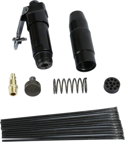 4000BPM Compact Air Needle Scaler Powered Pneumatic Rust Paint Weld Removal Tool