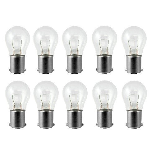 Solid Spare 10 Pack 1141 S8 Low Voltage Landscape Light Bulbs 12V 18W BA15s Bayonet