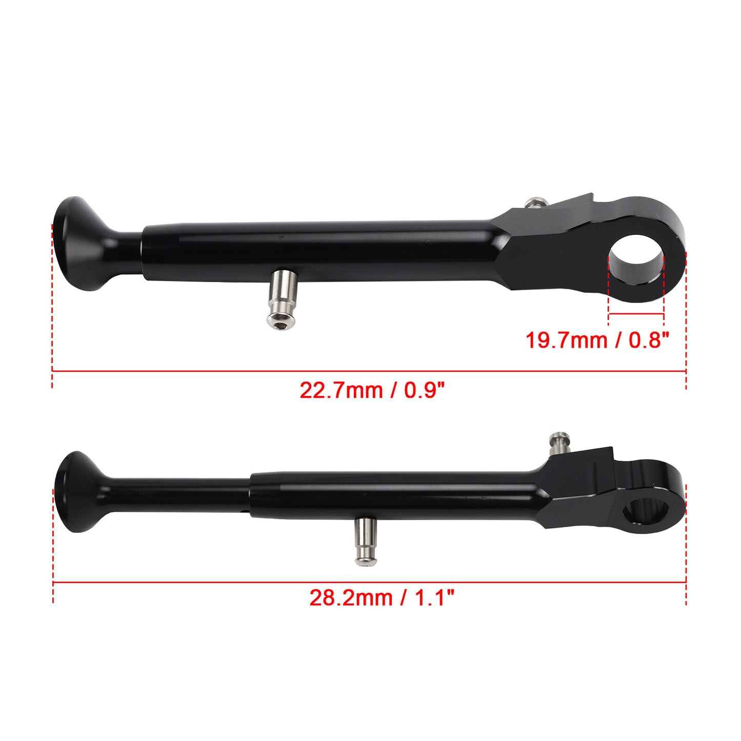 Adjustable CNC Aluminum Kickstand For Yamaha R1 1998-2008 R6S 1999-2010 Black US