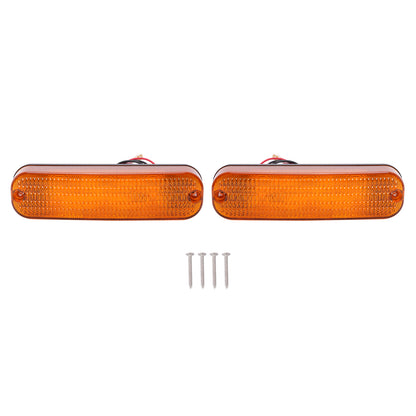 Solid Spare 2pcs LED Amber Flashing Cab Lights Headlight #AR60250 For John Deere Tractor