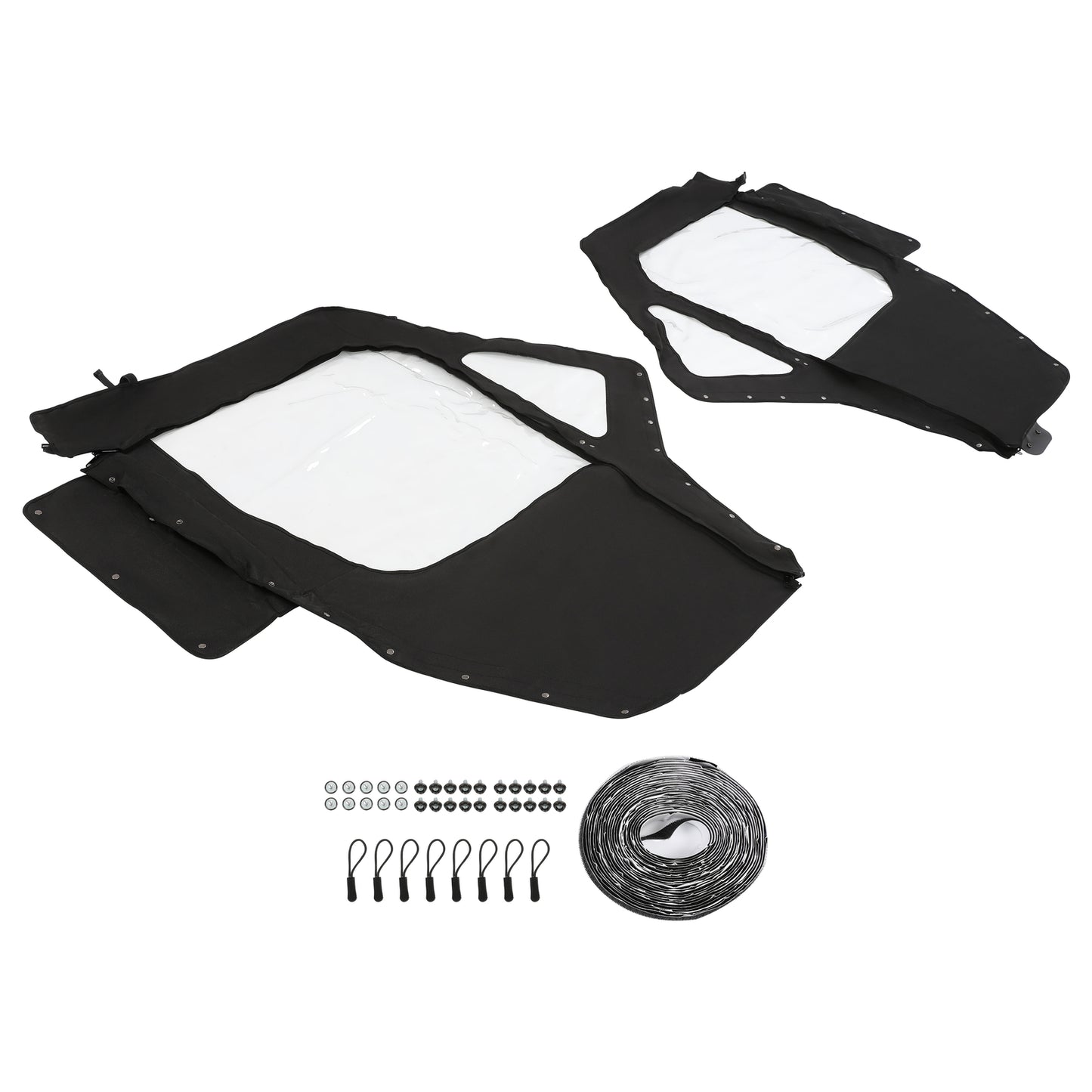 Solid Spare For Can-Am Defender HD 5 7 8 9 10 2016+ Soft Doors Kit Left + Right (2 Seater)