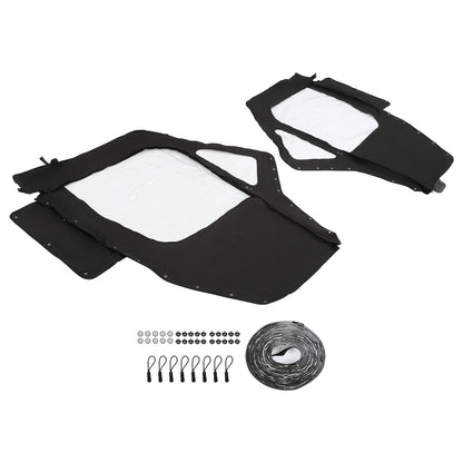 Solid Spare For Can-Am Defender HD 5 7 8 9 10 2016+ Soft Doors Kit Left + Right (2 Seater)