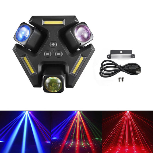 150W RGBW Rotating Laser Light DJ Stage Effect Party Beam Disco Show Bar Light