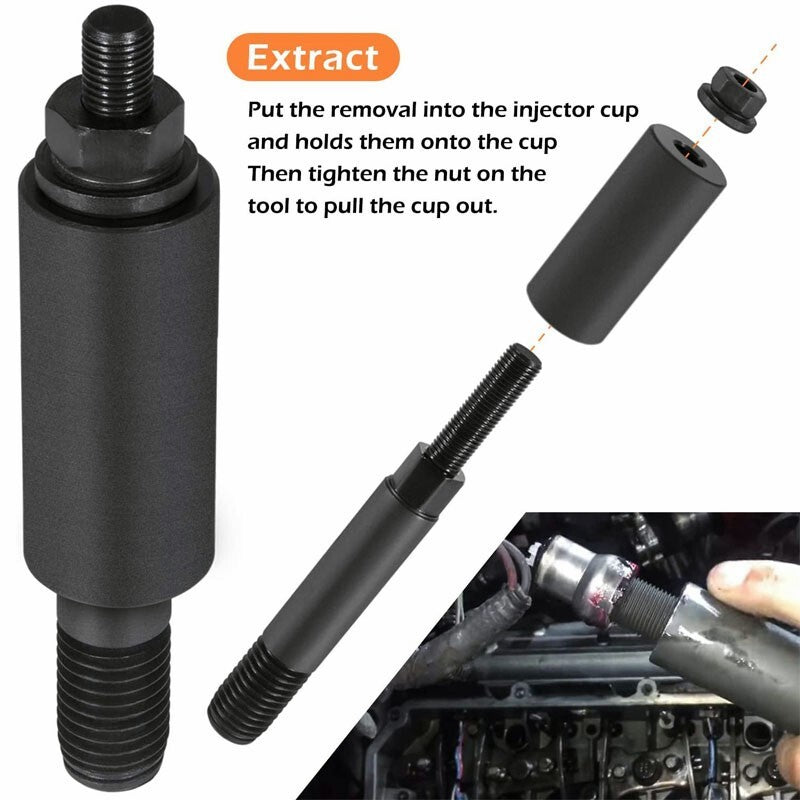 For 6.0L/6.4L Ford Powerstroke Fuel Injector Sleeve/Cup Remove & Install Kits