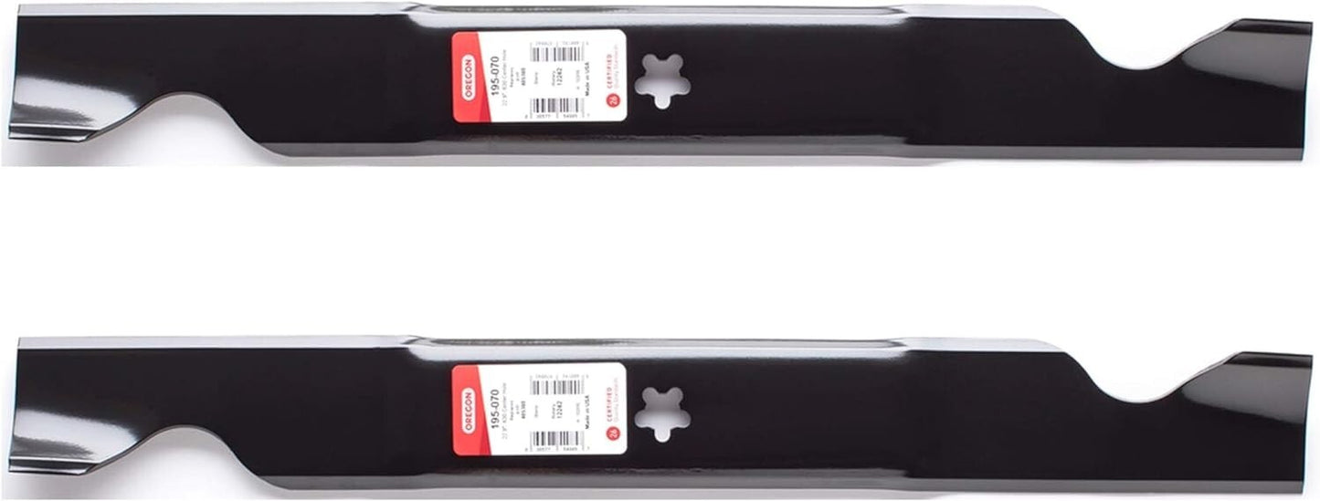 Solid Spare 2 PCK Oregon 195-070 Hi-Lift Blade 22-7/8" Fits AYP Poulan 405380 503405380