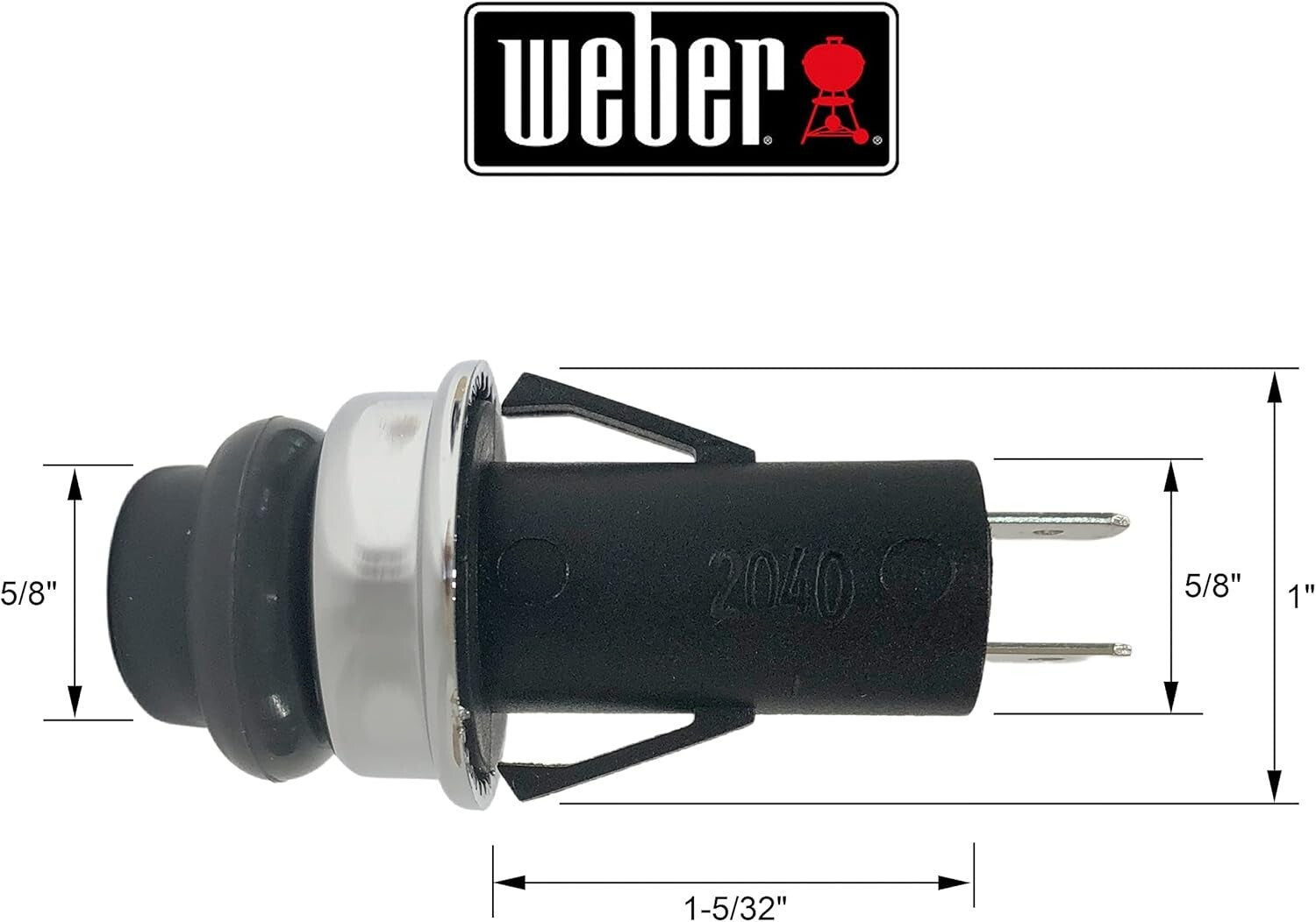 Solid Spare Weber Accent Light Switch for Summit Series Grills 70189