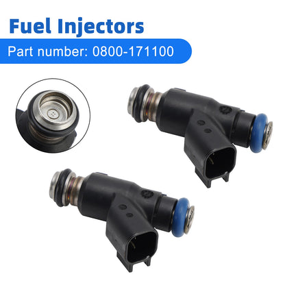 2x 0800-171100 Fuel Injector For CFMOTO X8 800 CForce UForce Zforce 800-EX 12-19