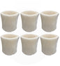 Solid Spare (6) EFP Filters for Holmes Sunbeam H64-PDQ-4 Extended Life Humidifier Wick