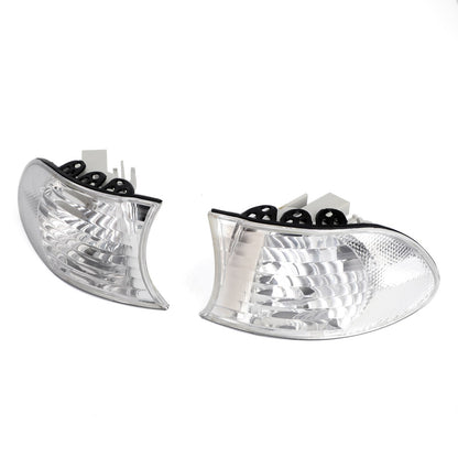Corner Lights Parking Lamps Pair For BMW 7-Series E38 1999-2001 White*