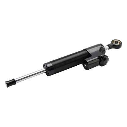 Universal Motorcycle CNC Adjustable Steering Damper Stabilizer Top Black US