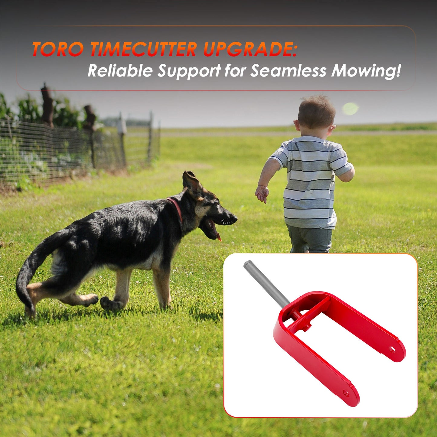 110-6581-01 Red Caster Fork For Toro TimeCutter 74330 74325 Zero Turn Mower