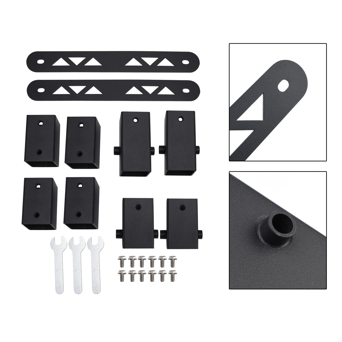 Driver & Passenger Seat Raiser Adaptor Kit For Polaris Rzr Pro Xp 20-23 Turbo