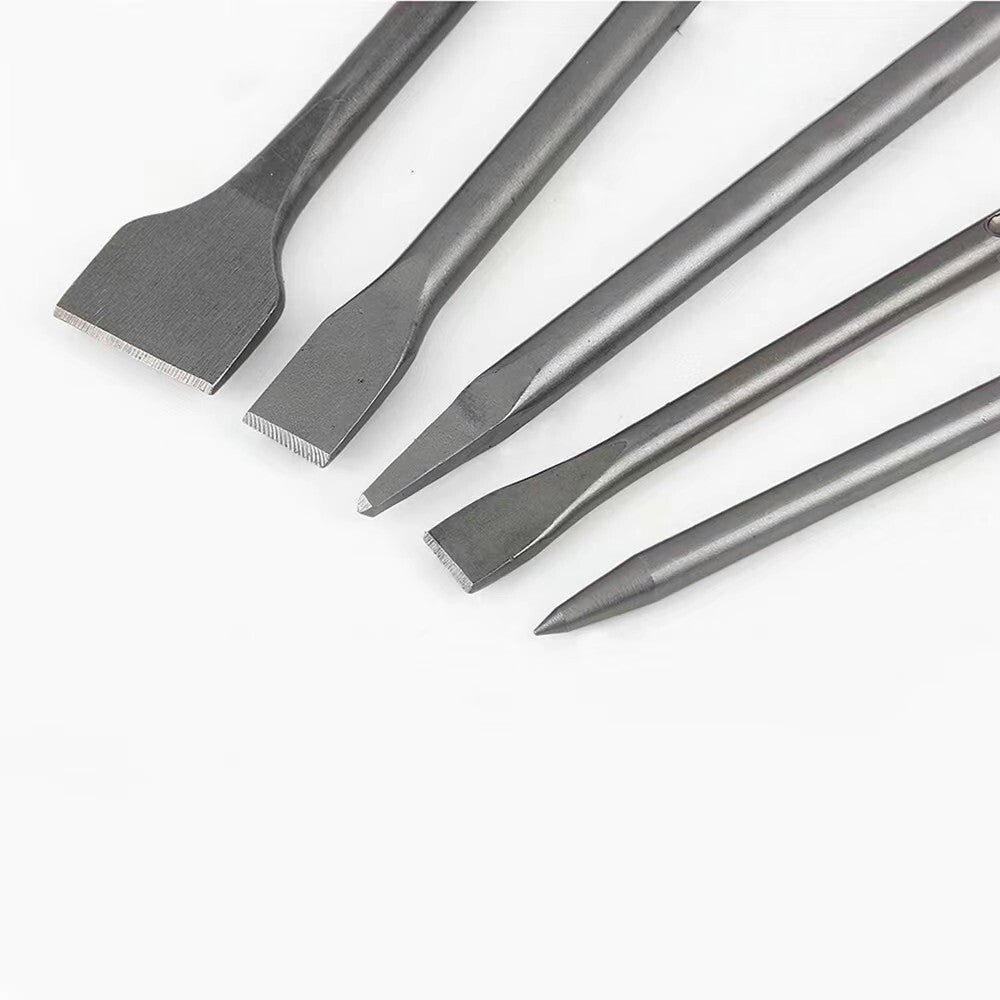 9 PCS SDS PLUS ROTARY HAMMER BITS DRILL BIT & CHISEL GROOVE CONCRETE NEW