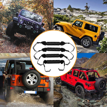 Roll Bar Grab Handles Grip Handles Fits 2018-2023 Jeep Wrangler Gladiator JL JT