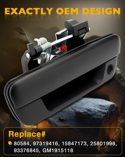 80584 Metal Tailgate Latch Handle Fit Chevy Colorado GMC Canyon Isuzu 2004-2012