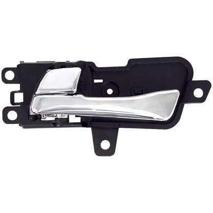 Interior Door Handle For 2011-2015 Hyundai Sonata Left Driver Side Black Chrome